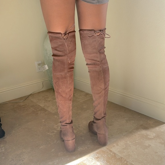 Stuart Weitzmen over-knee boots Suede - Picture 8 of 9
